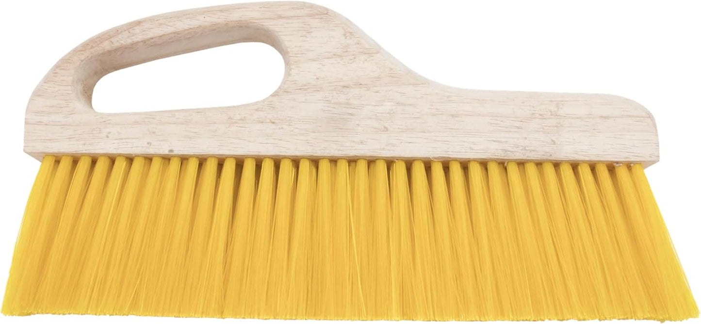 Handle Brush, Medium Yellow Polypropylene 3 Inch Bristles