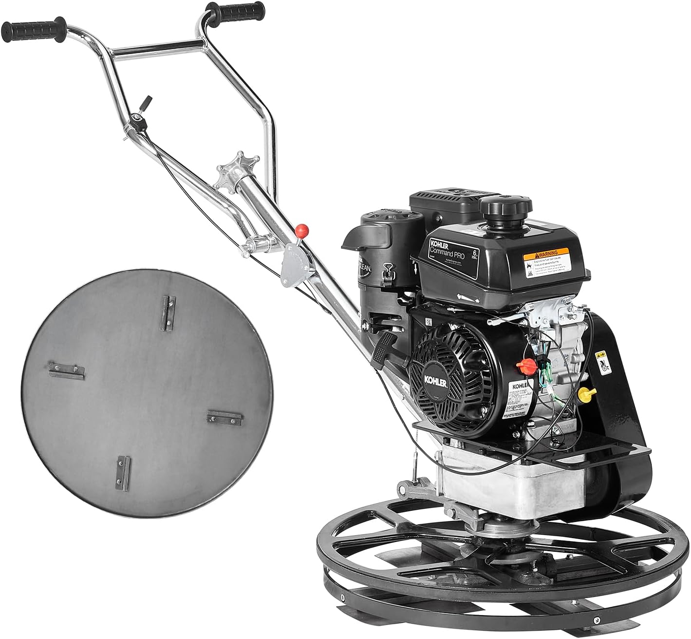 24” Walk-Behind Cement Trowel with Float Pan